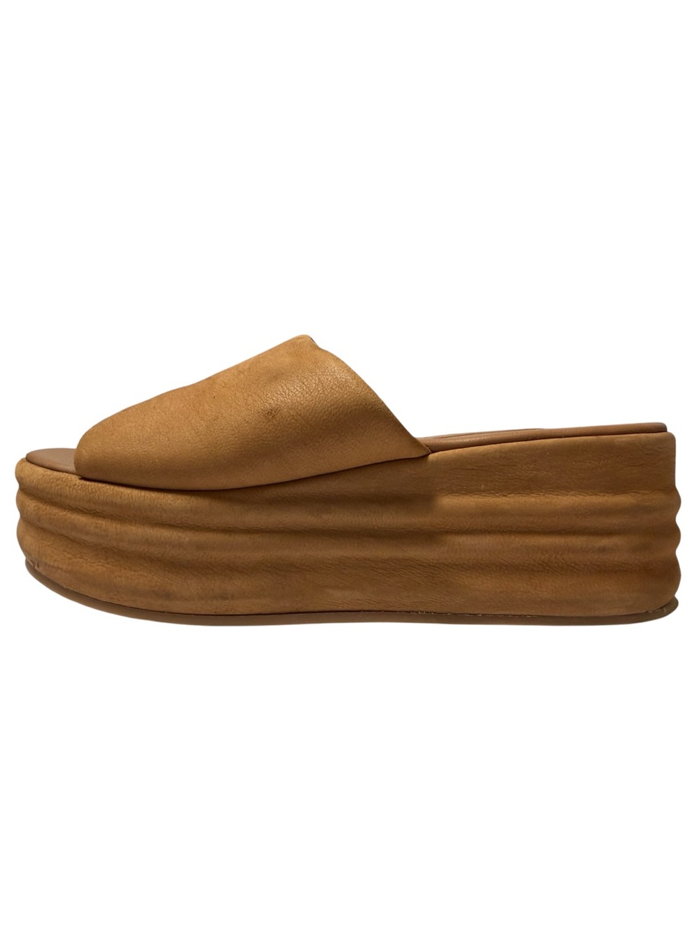 Free People Harbor Platform Sandal Tan Size 9 - Picture 6 of 10
